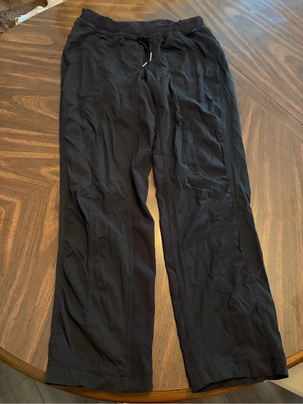 lululemon athletica Black Wide-Leg Drawstring Pants